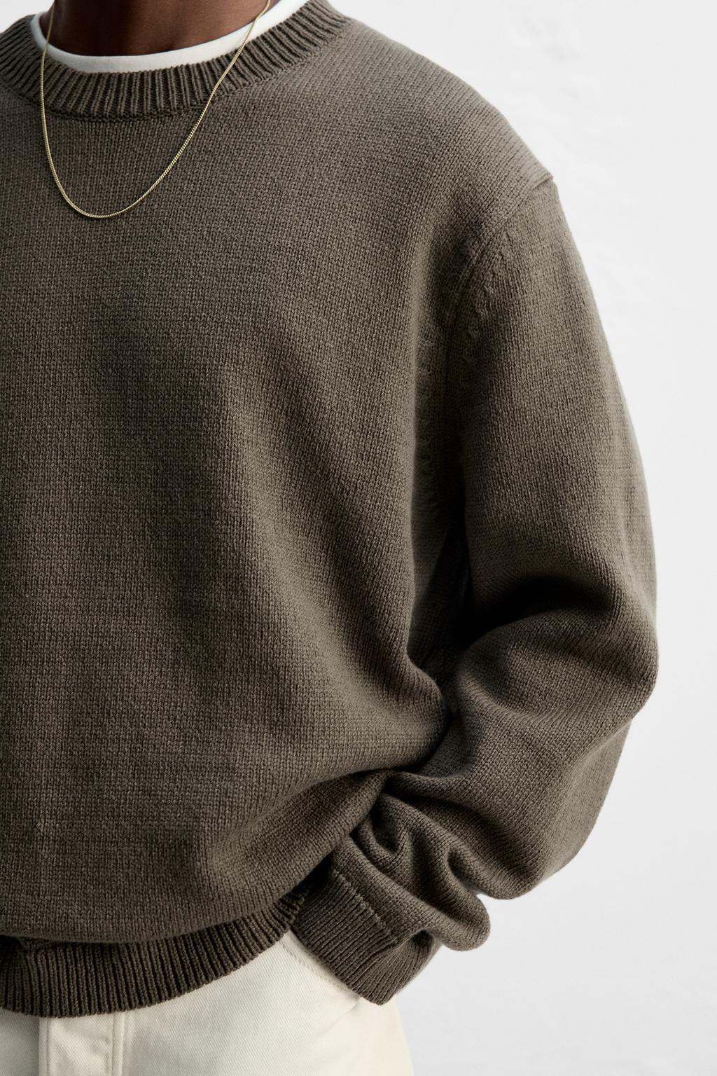 Z.A.R.A Brown Jumper