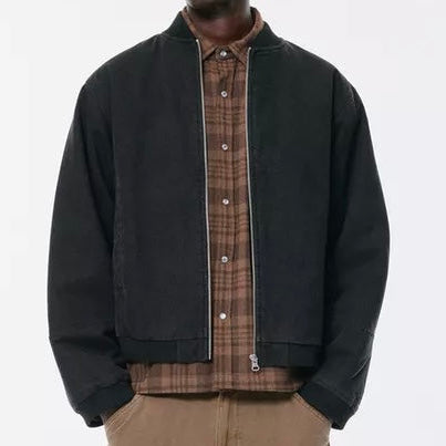 P.U.L.L & B.E.A.R Bomber Jacket Black