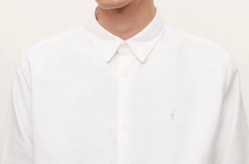 A.l.l.S.a.i.n.t.s HERMOSA RAMSKULL RELAXED FIT SHIRT White