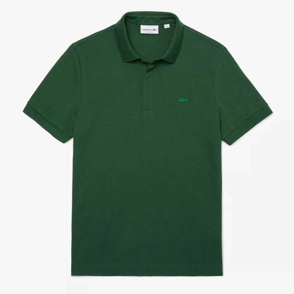 L.a.C.O-S.T.E. P.O.L.O. shirt Slim Fit Paris Stretch Pique Polo Shirt Green