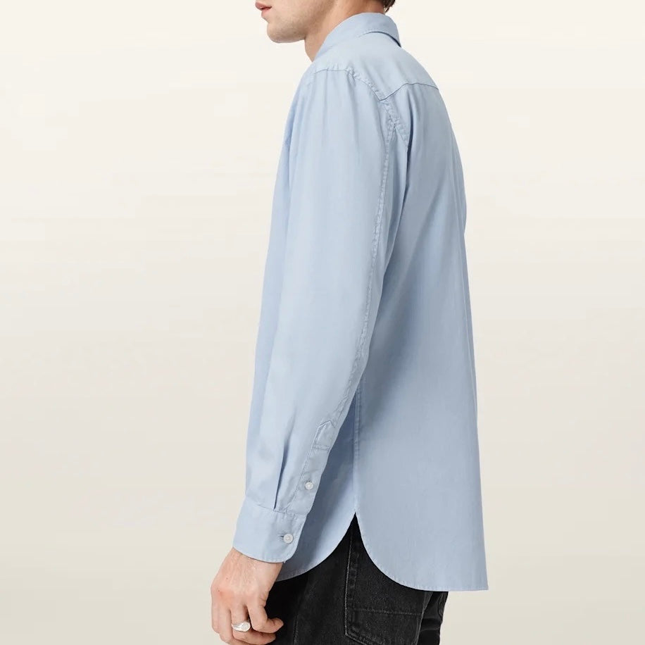 A.l.l.S.a.i.n.t.s HERMOSA RAMSKULL RELAXED FIT SHIRT Light Blue