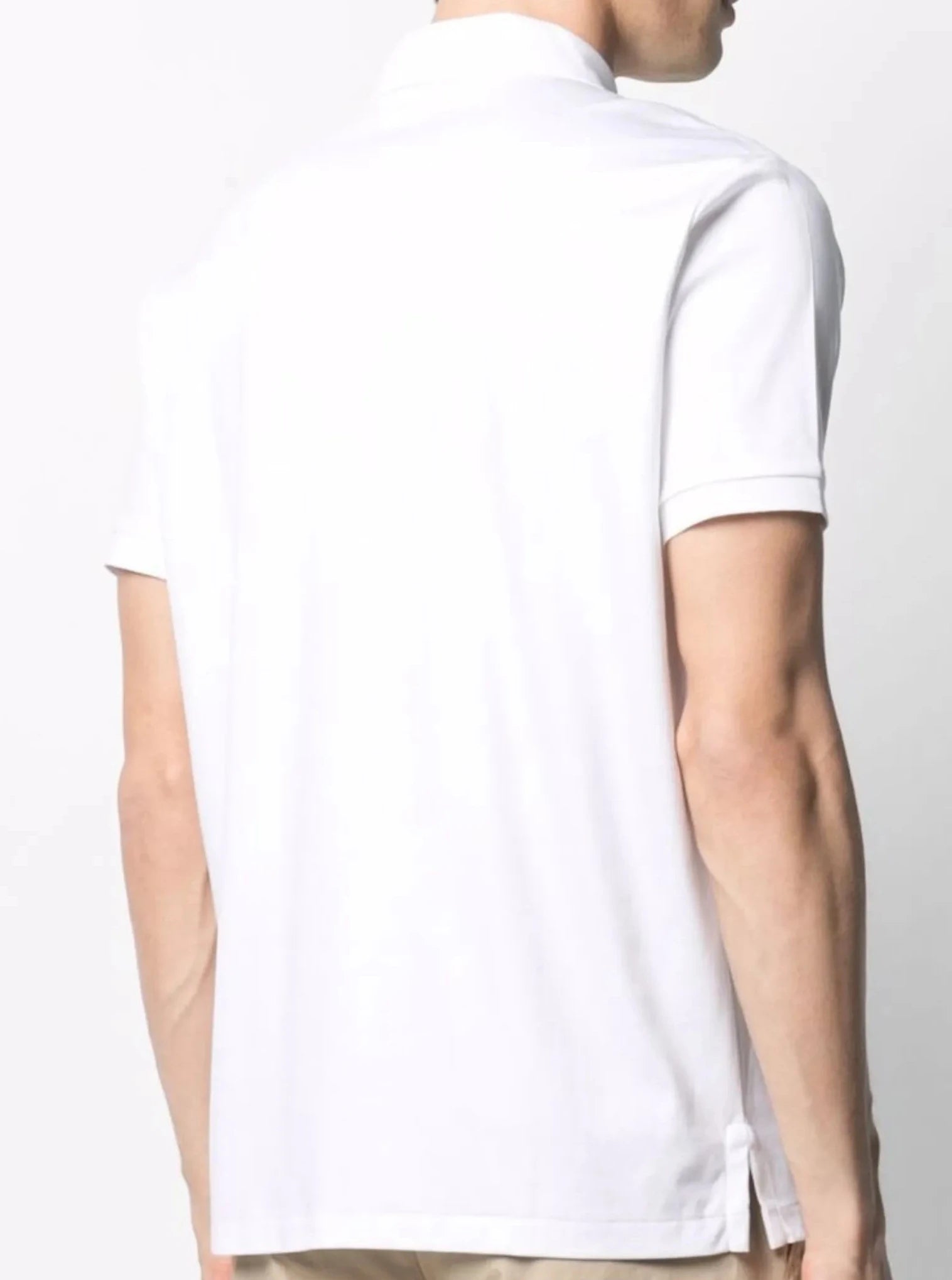 P.o.L-O. R.A.L.P.H. L.A.U.R.E.N Mesh Polo Shirt White (Classic Fit)