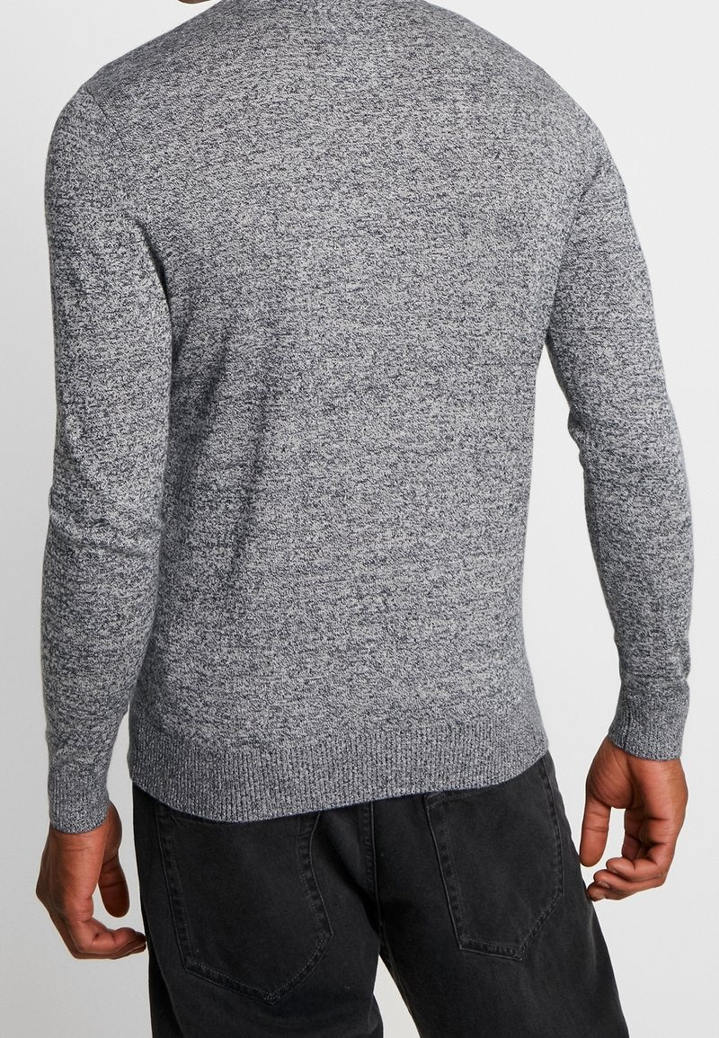 H.o.l.l.i.s.t.e.r Classic Long Sleeve V-Neck Knit grey