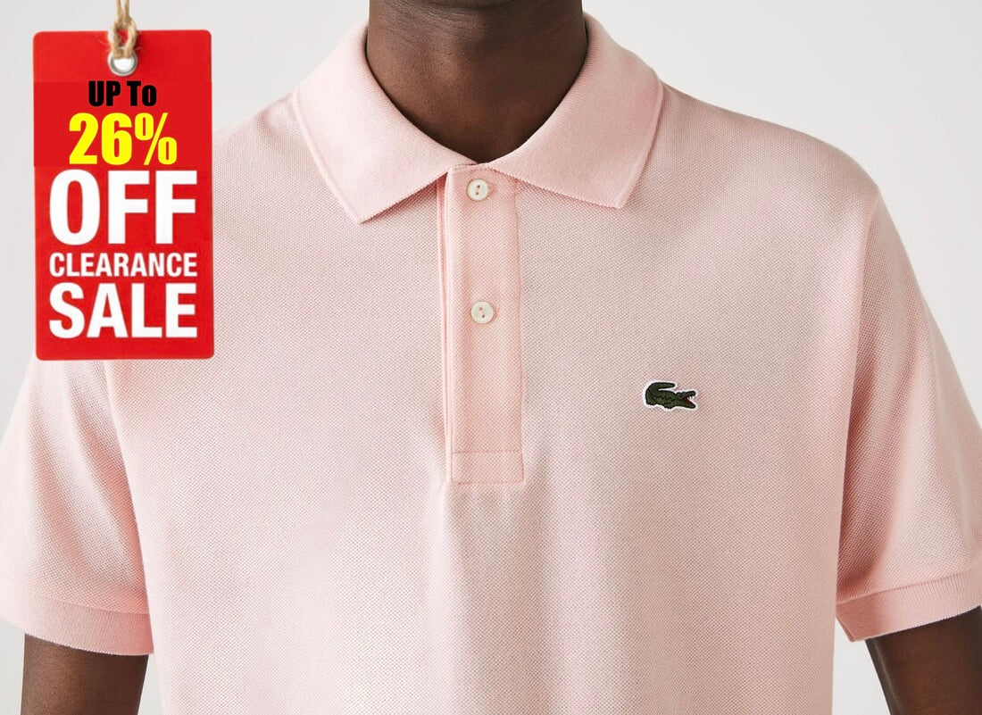 L.a.C.O-S.T.E Classic Fit L.12.12 Original Polo Shirt Pink
