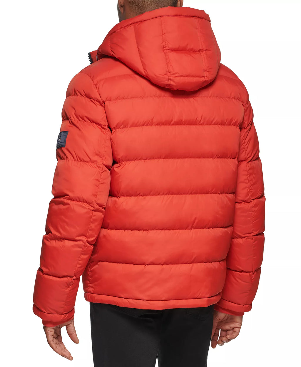 T.o.m.m.y H.i.l.f.i.g.e.r Red Quilted Puffer Jacket