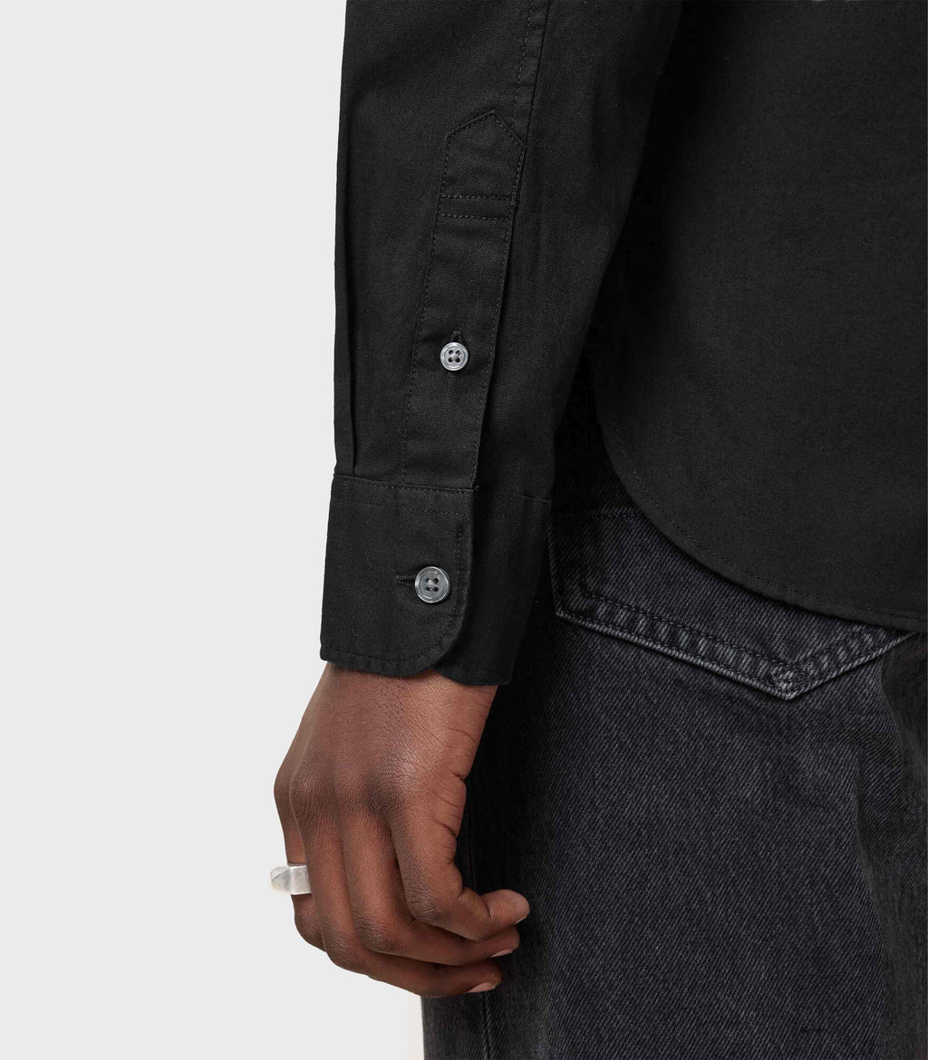 A.l.l.S.a.i.n.t.s HERMOSA RAMSKULL RELAXED FIT SHIRT Black