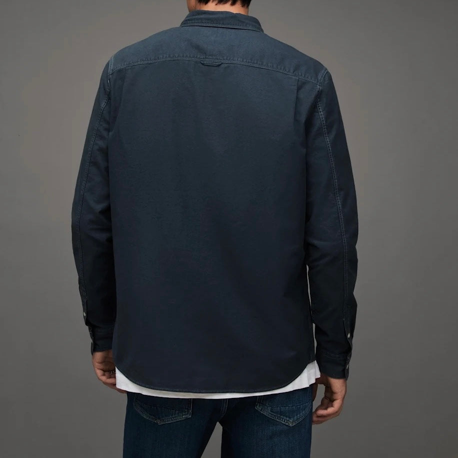 A.l.l.S.a.i.n.t.s HERMOSA RAMSKULL RELAXED FIT SHIRT Navy