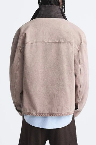 Z.A.R.A Quilted Insulated Jacket Beige