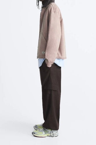 Z.A.R.A Quilted Insulated Jacket Beige
