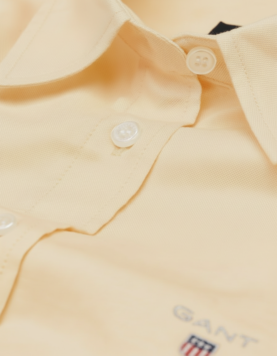 G.a.N-T Oxford Shirt Regular Fit Shirt Light Yellow