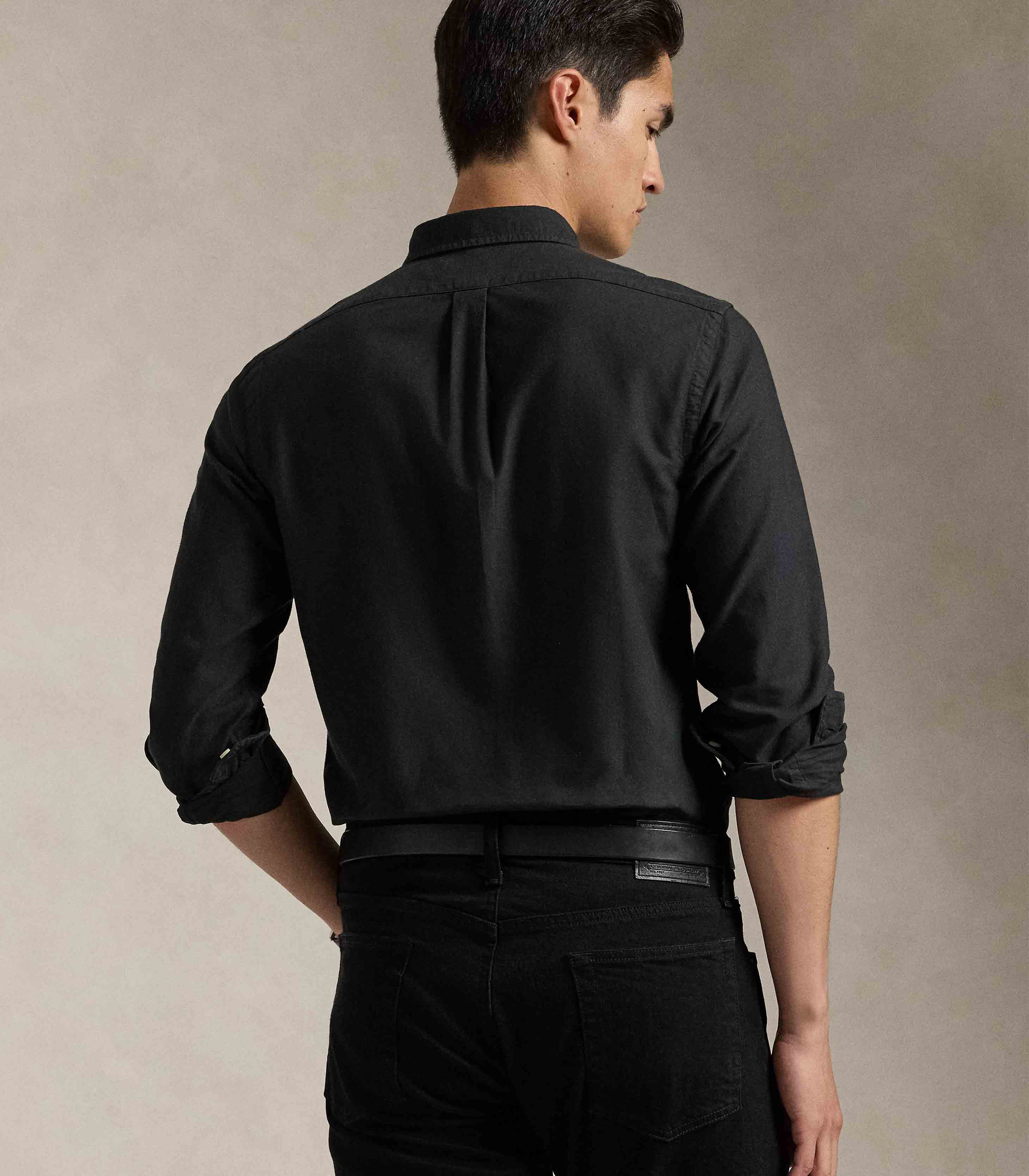 P.o.l.o R.a.l.p.h L.a.u.r.e.n Custom Fit Oxford Shirt Black