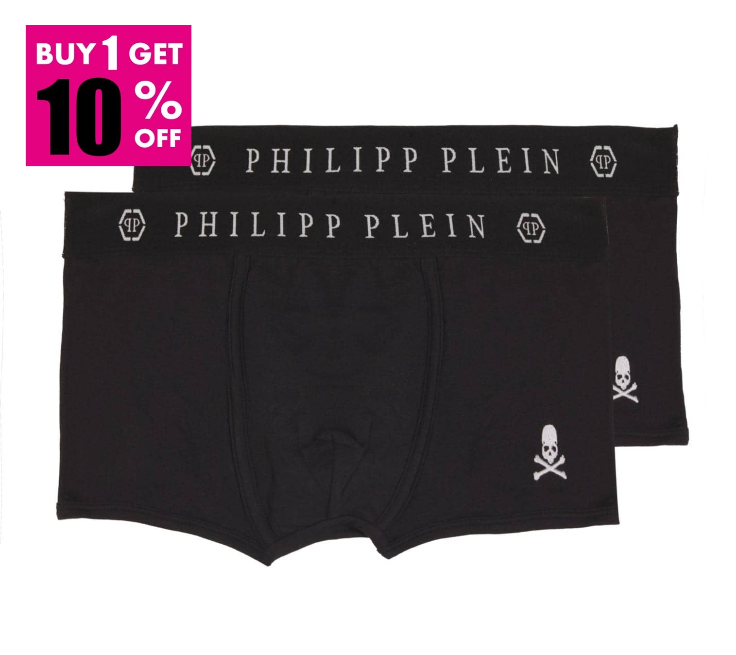 P.h.I.L-I.P.P. P.L.E.I.N. BOXERS BI - PACK UNDERWEAR  - 2-Pack Trunks