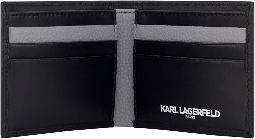 K-a/r_l L-a.g-e.r,f.e,l,d Paris Men's Leather Gift Set, Black, One Size