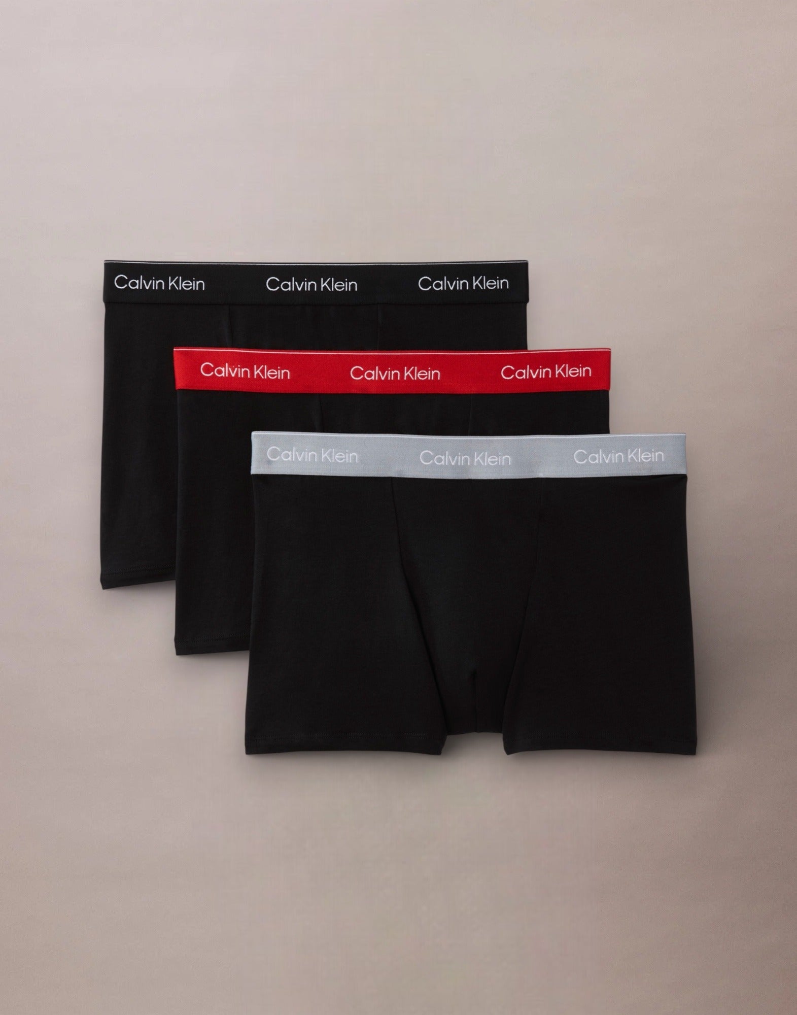 C.a.L.V-I.N. K.L.E.I.N. Cotton Stretch Low Rise Trunks 3-Pack (Multicolor)