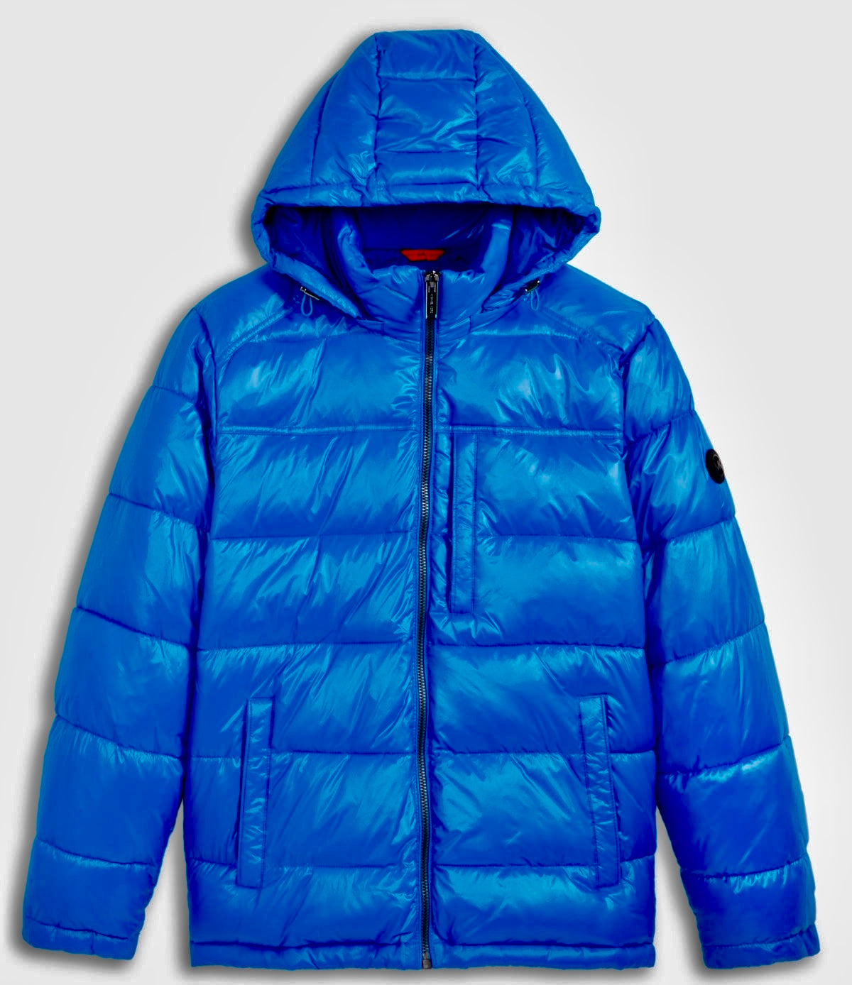 M.i-c.H.a.e.l K.O-r_s AIRDRIE SHINY PUFFER JACKET Chest Pocket - Winter jacket - True Blue (Removable Hood)