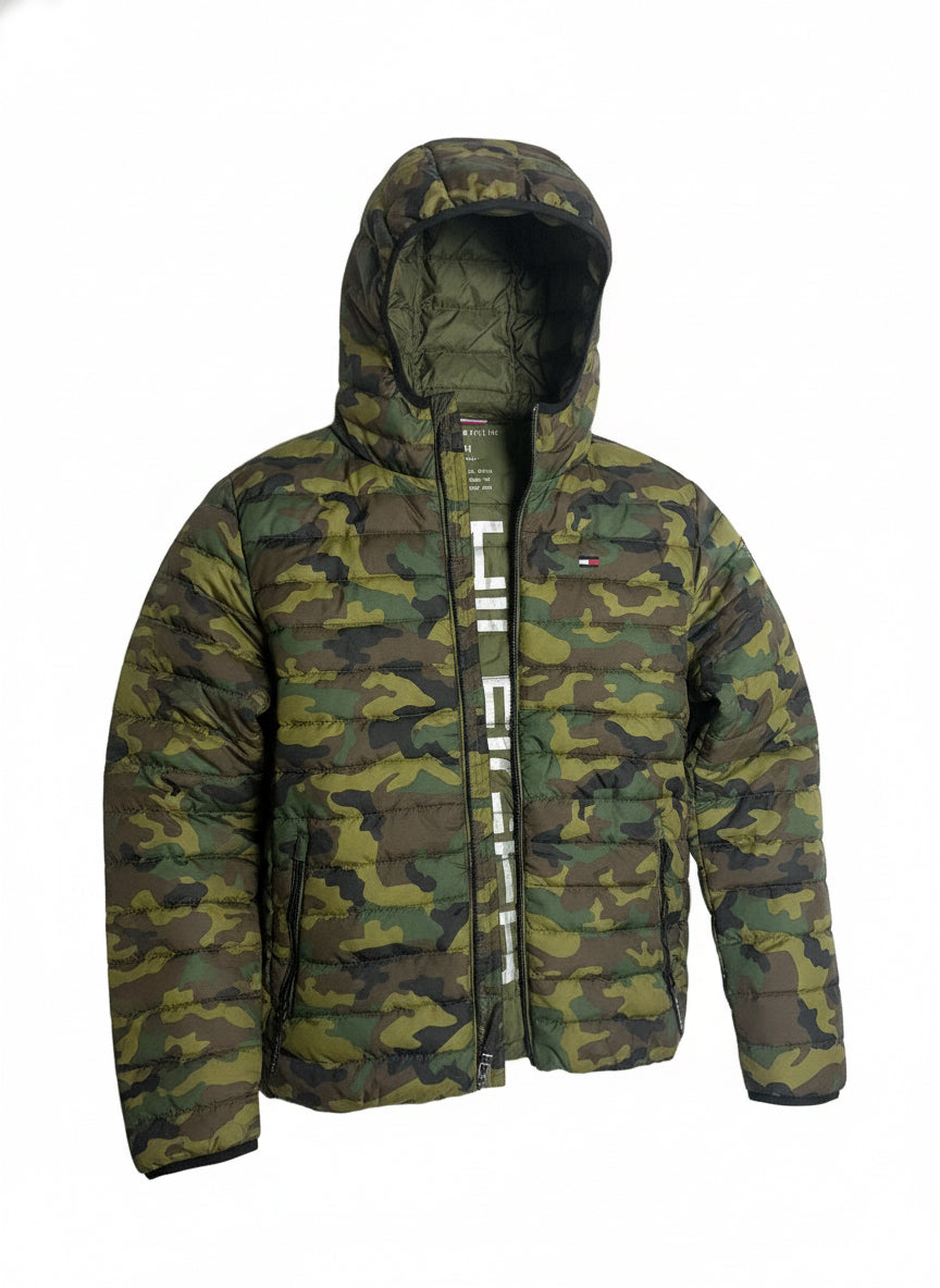 T.o.m.m.y H.i.l.f.i.g.e.r Men Graphic  camo Jacket