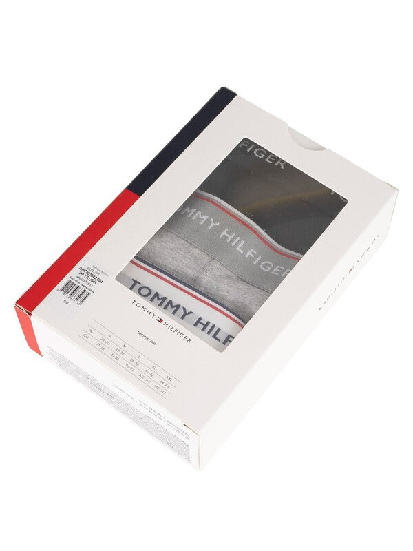 T.O.m-M.Y H.I.L.F.I.G.E.R Premium Essentials Cotton Stretch Truck Pack Of 3 boxers Black/Grey Heather/White