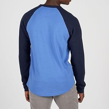 A.M.E.R.I.C.A.N E.A.G.L.E Super Soft Long-Sleeve Thermal Striped Blue