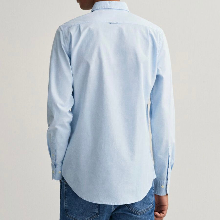 G.a.N-T. Regular Fit Shirt Long Sleeves Sky Blue