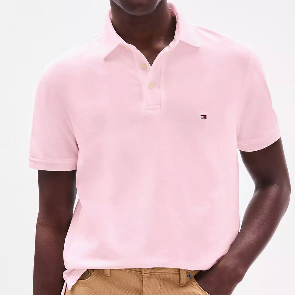T.O.m-M.Y H.I.L.F.I.G.E.R Polo THE ORIGINAL FITTED PIQUE SS RUGGER Pink