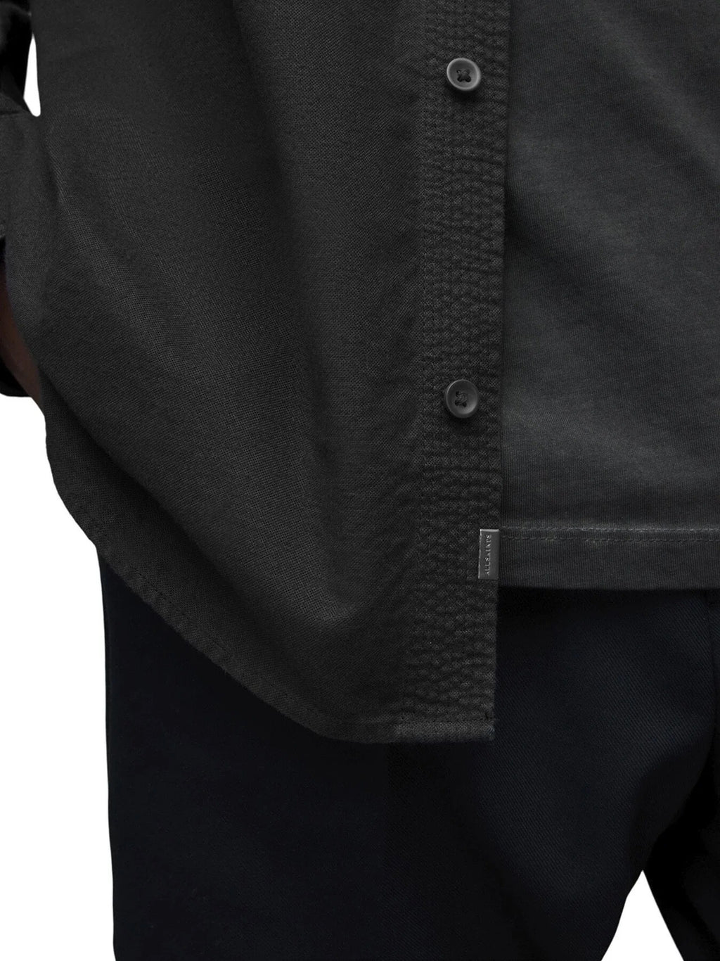 A.l.l.S.a.i.n.t.s HERMOSA RAMSKULL RELAXED FIT SHIRT Black