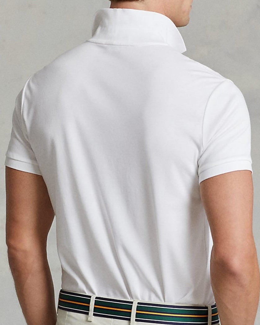 P.o.L-O. R.A.L.P.H. L.A.U.R.E.N. Cotton Polo Shirt White (Classic Fit)