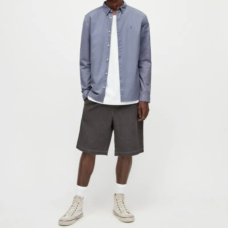 A.l.l.S.a.i.n.t.s HERMOSA RAMSKULL RELAXED FIT SHIRT Lavender