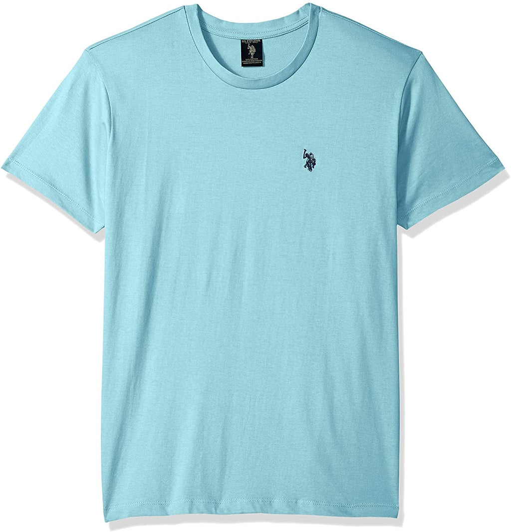 U.s. P.o-L.O A.S.S.N. Men's Round Neck Short sleeve T-Shirt Light Blue