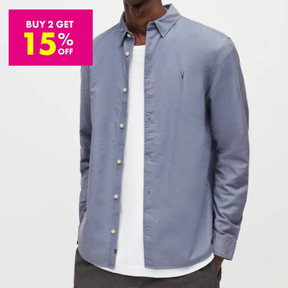 A.l.l.S.a.i.n.t.s HERMOSA RAMSKULL RELAXED FIT SHIRT Lavender