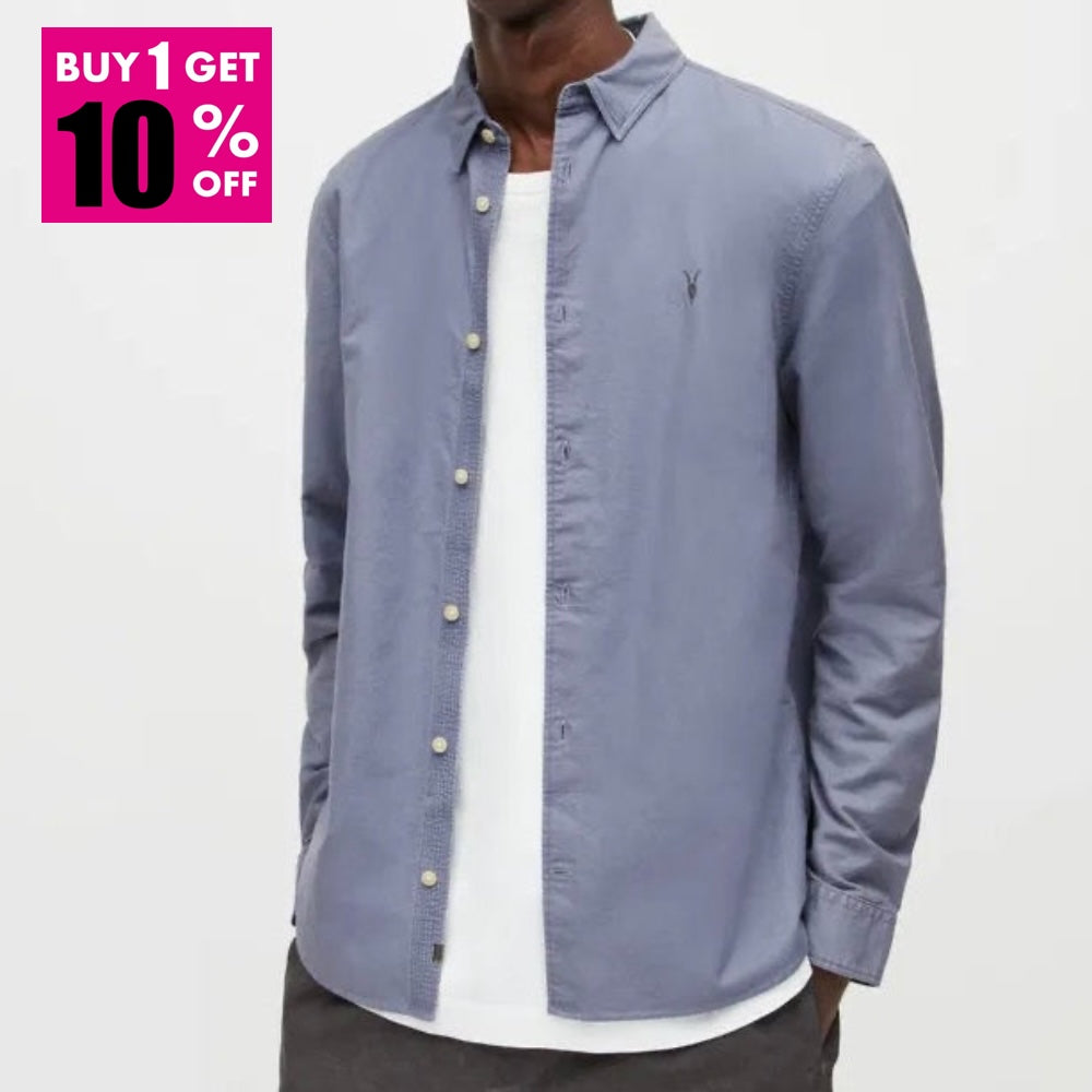 A.l.l.S.a.i.n.t.s HERMOSA RAMSKULL RELAXED FIT SHIRT Lavender