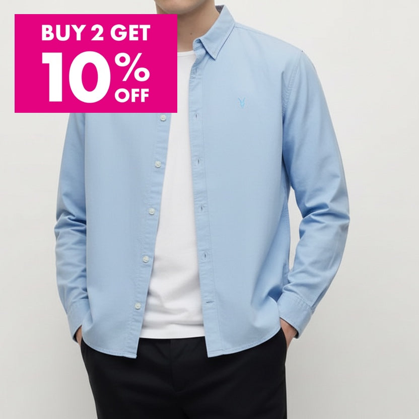 A.L.L.S.A.I.T.N.S HERMOSA RAMSKULL RELAXED FIT SHIRT Light Blue