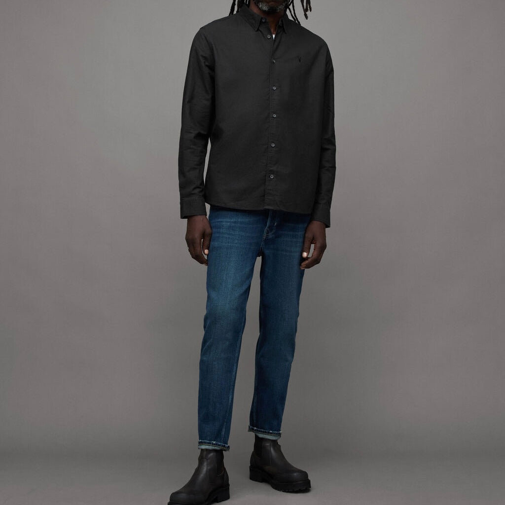 All_Saints_Hermosa_Ram_Skull_black_Original_Shirt_Egypt