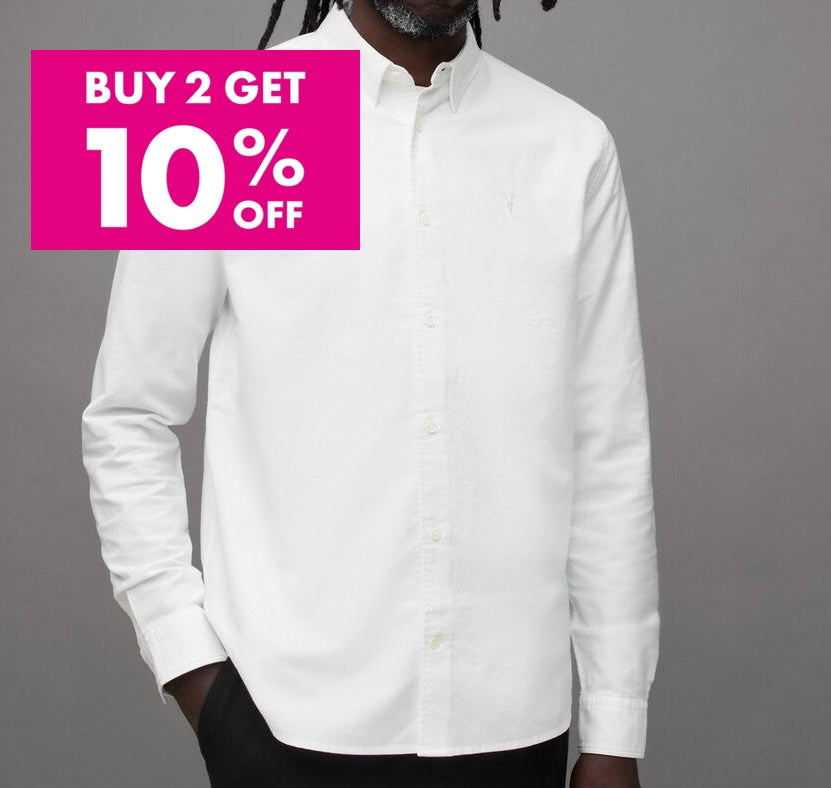A.L.L.S.A.I.T.N.S HERMOSA RAMSKULL RELAXED FIT SHIRT White