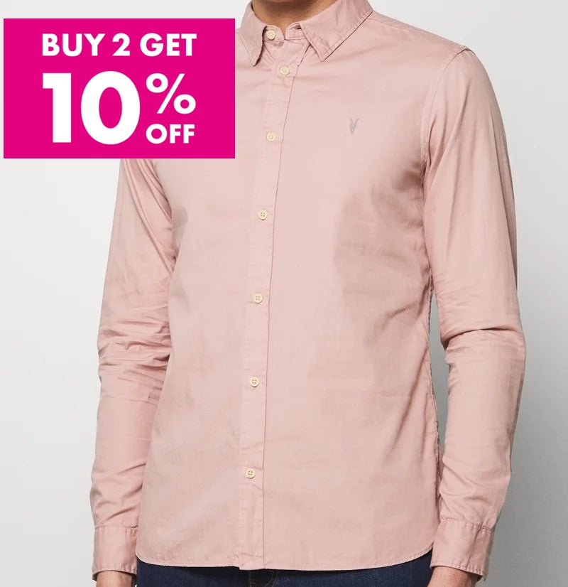 A.L.L.S.A.I.T.N.S HERMOSA RAMSKULL RELAXED FIT SHIRT Pink