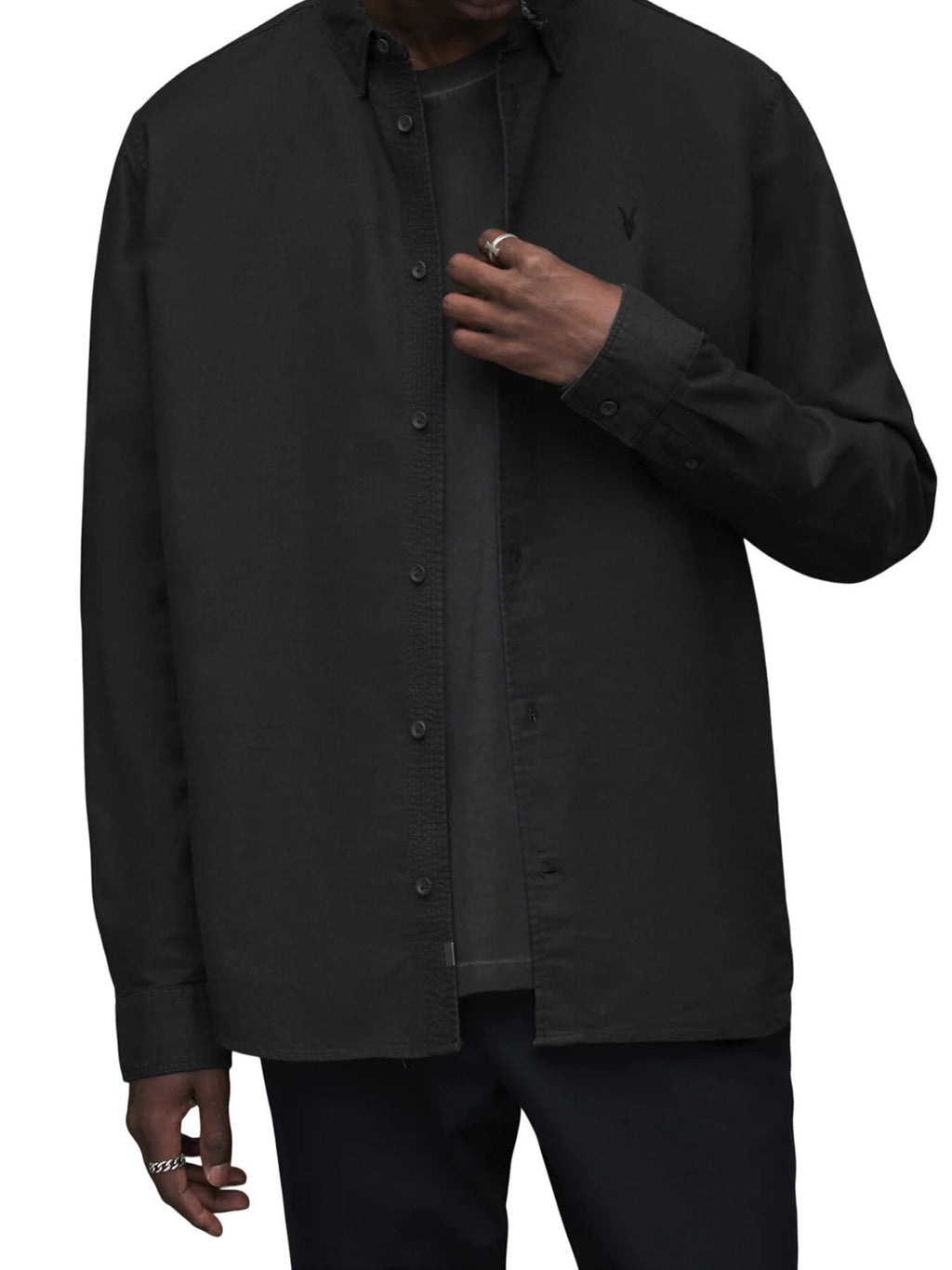 Allsaints Black Original Shirt Egypt