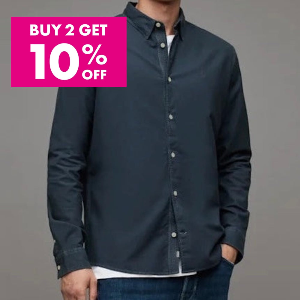 A.L.L.S.A.I.T.N.S HERMOSA RAMSKULL RELAXED FIT SHIRT Navy