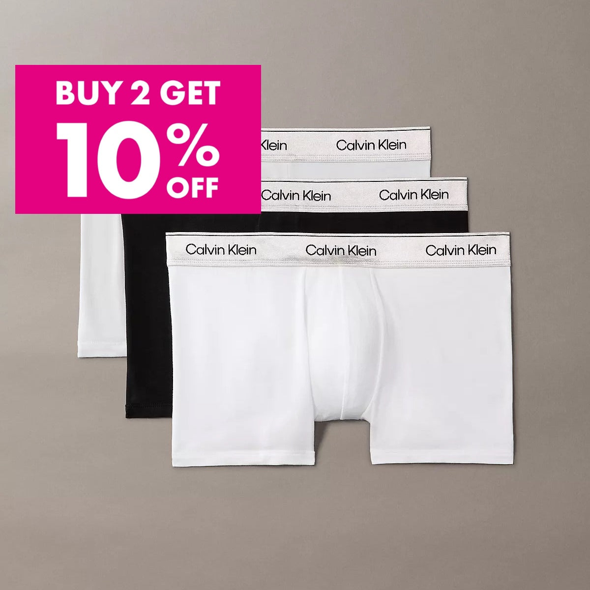 C.a.L.V-I.N. K.L.E.I.N. Cotton Stretch Trunks 3-Pack Boxer (Multicolor)