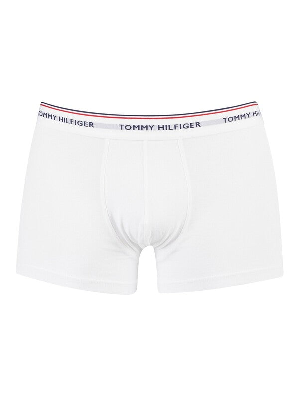 T.O.m-M.Y H.I.L.F.I.G.E.R Premium Essentials Cotton Stretch Truck Pack Of 3 boxers Black/Grey Heather/White