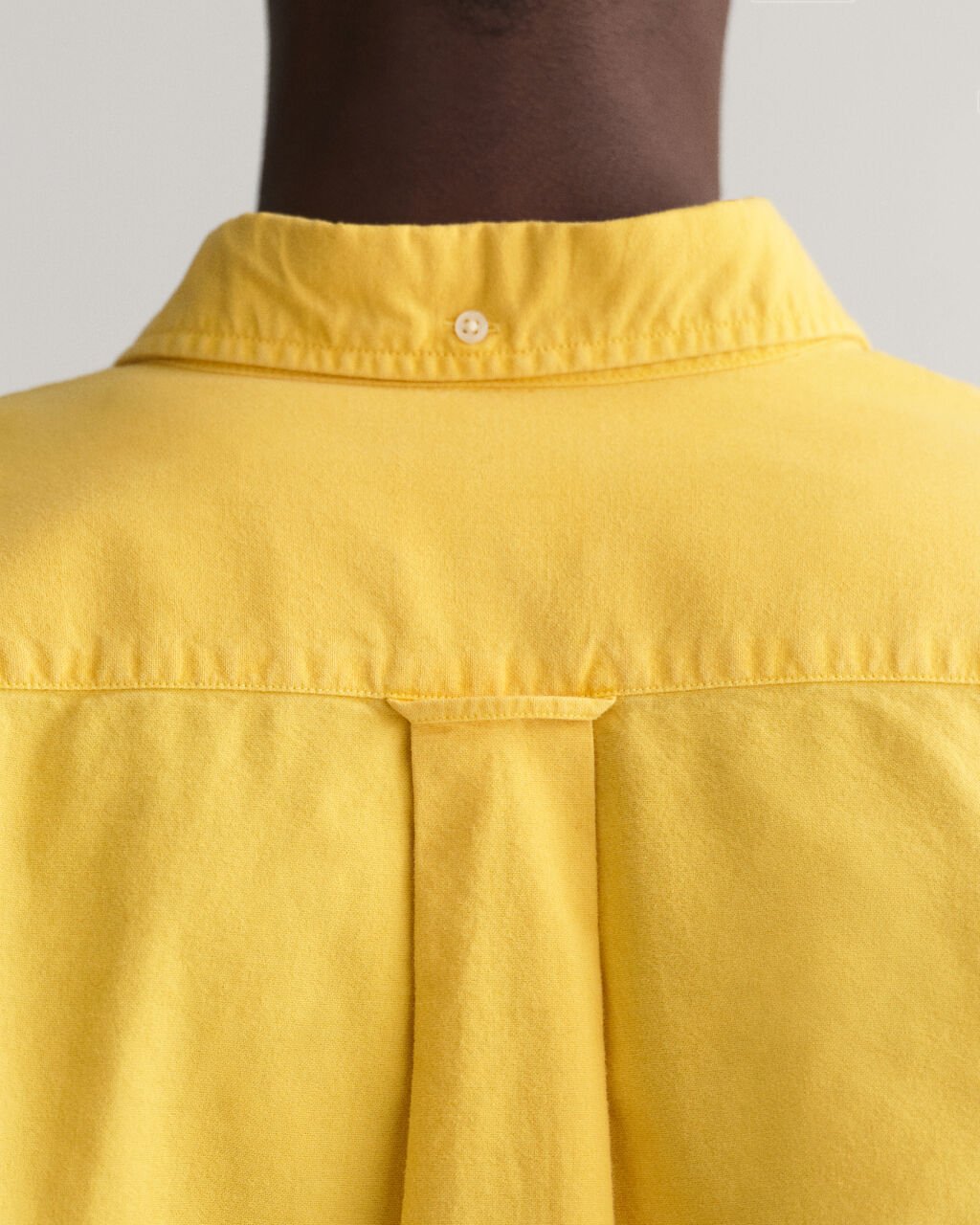 G.a.N.T Reg Ut Brushed Oxford Shirt Regular Fit Parchment Yellow