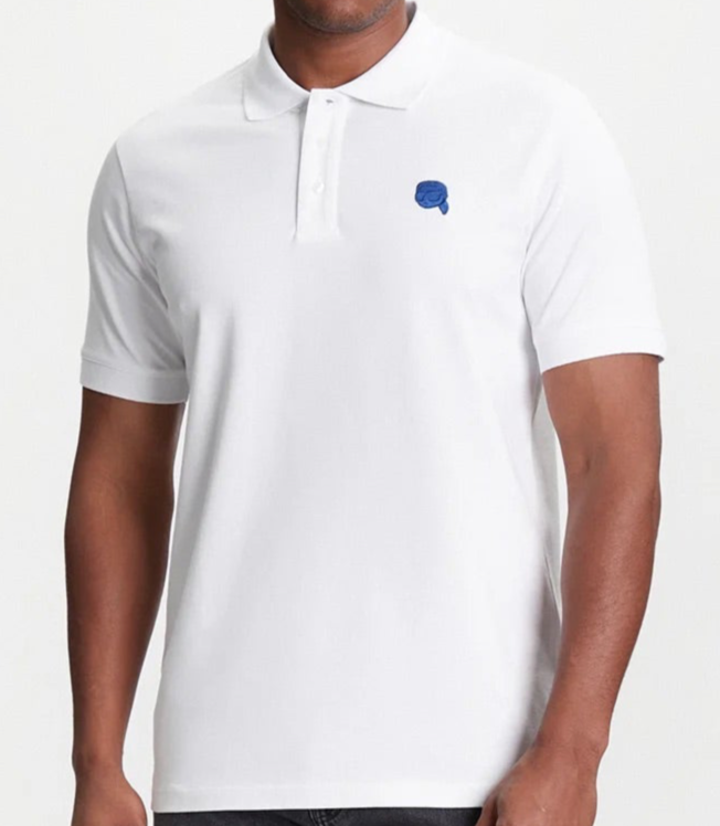 K.a.R.L L.A.G.E.R.F.E.L.D Polo Shirt White