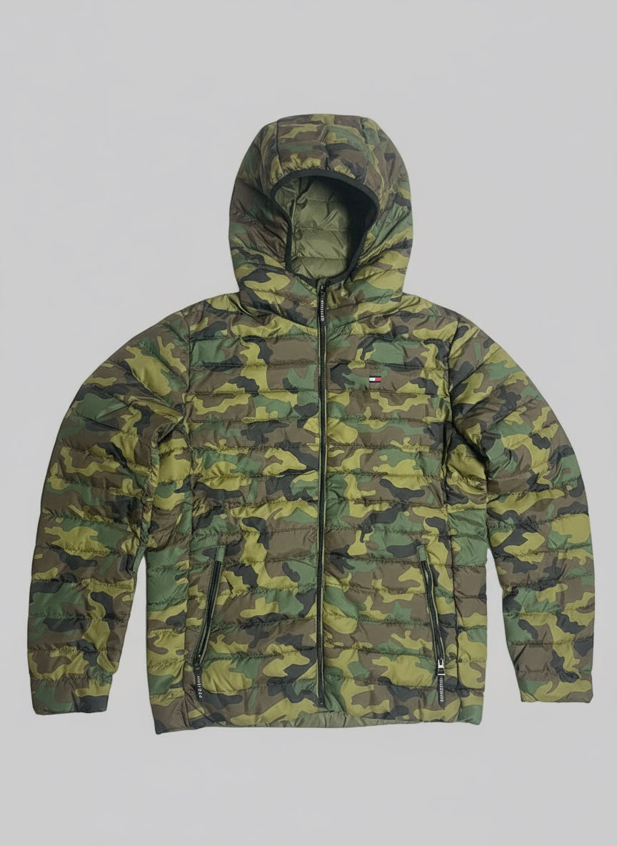 T.o.m.m.y H.i.l.f.i.g.e.r Men Graphic  camo Jacket