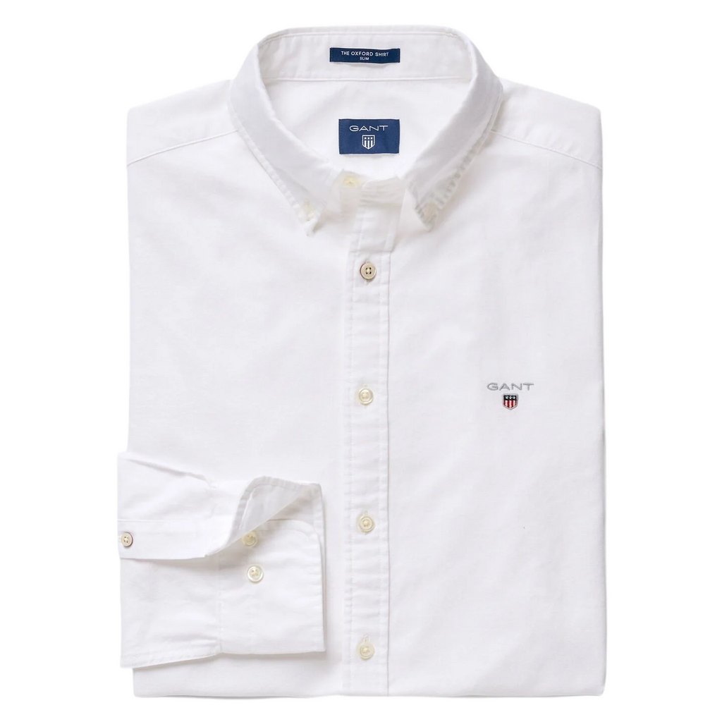 G.a.N-T. Regular Fit Shirt White