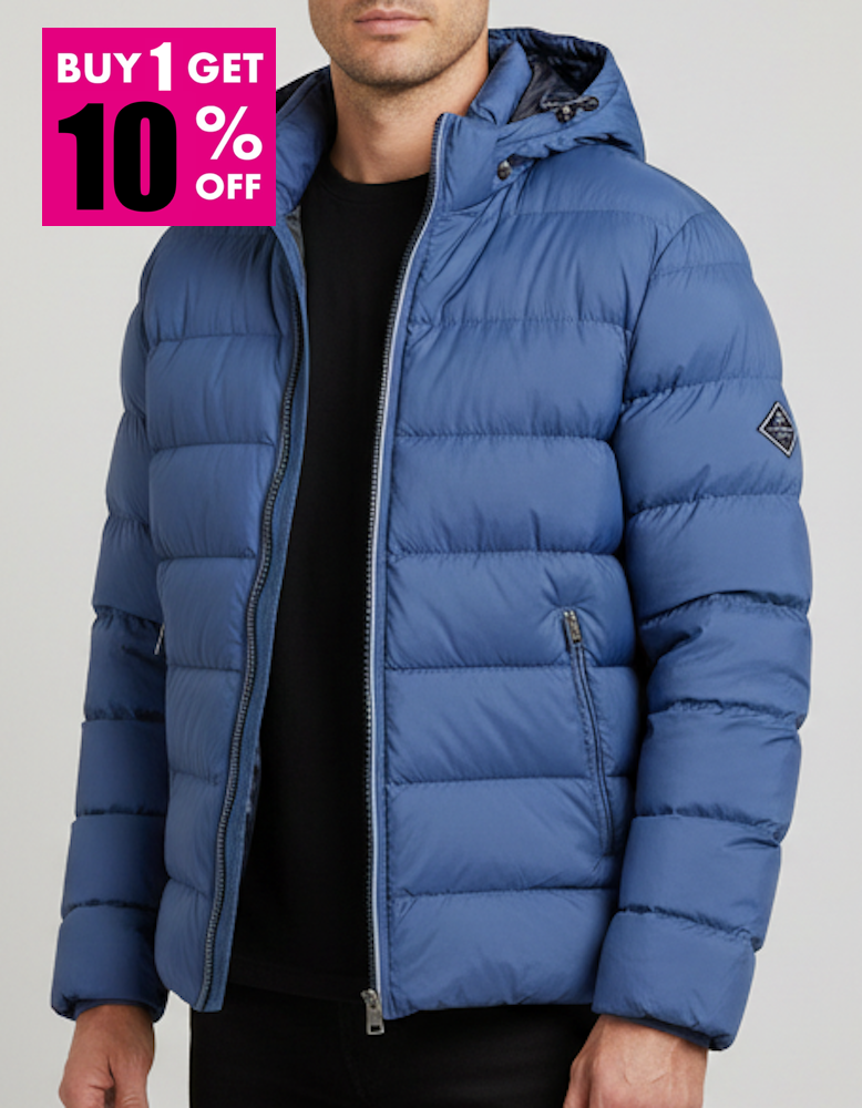 G.A.N.T Active Cloud Jacket Evening Blue (Removable Hood)