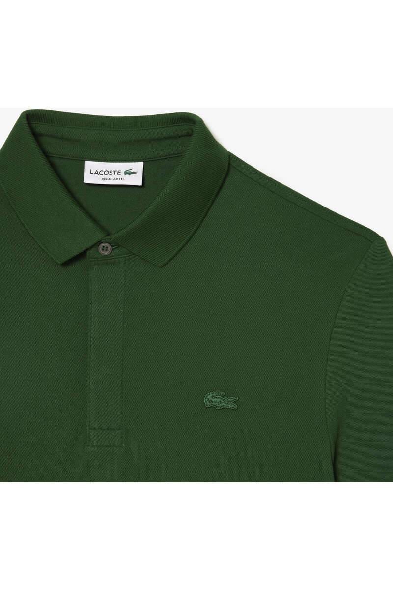 L.a.C.O-S.T.E. P.O.L.O. shirt Slim Fit Paris Stretch Pique Polo Shirt Green