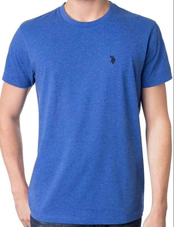 U.s P.o-L.O A.S.S.N. Men's Round Neck Short sleeve T-Shirt Dark Blue