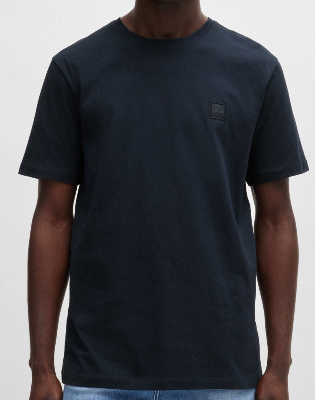 B.o.S_S. T-Shirt Cotton-jersey T-shirt with logo patch Regular fit