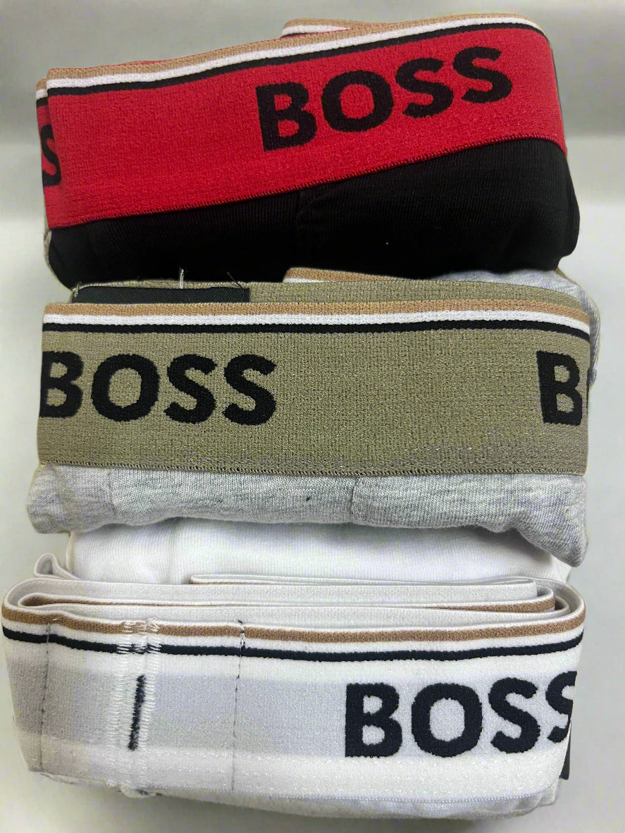 B.o-S.S. 3 Pack Power boxer / Trunks cotton stretch - Multi colors