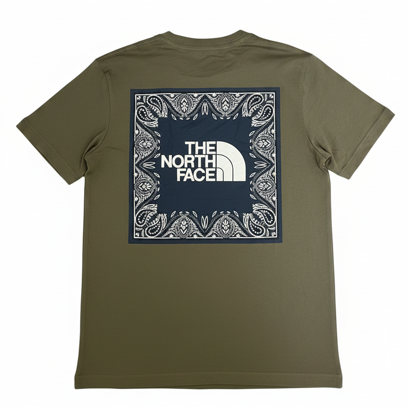 T.h.e. N.o.r.t.h. F.a.c.e. T-shirt  Loose fit Gray Olive Box NSE