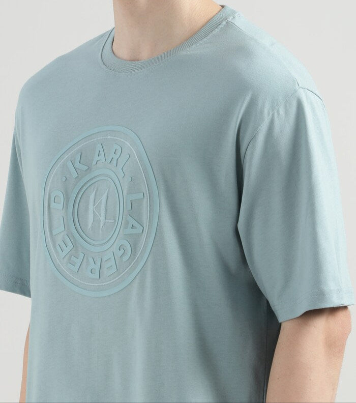 Karl Lagerfeld Blue T Shirt Original Egypt