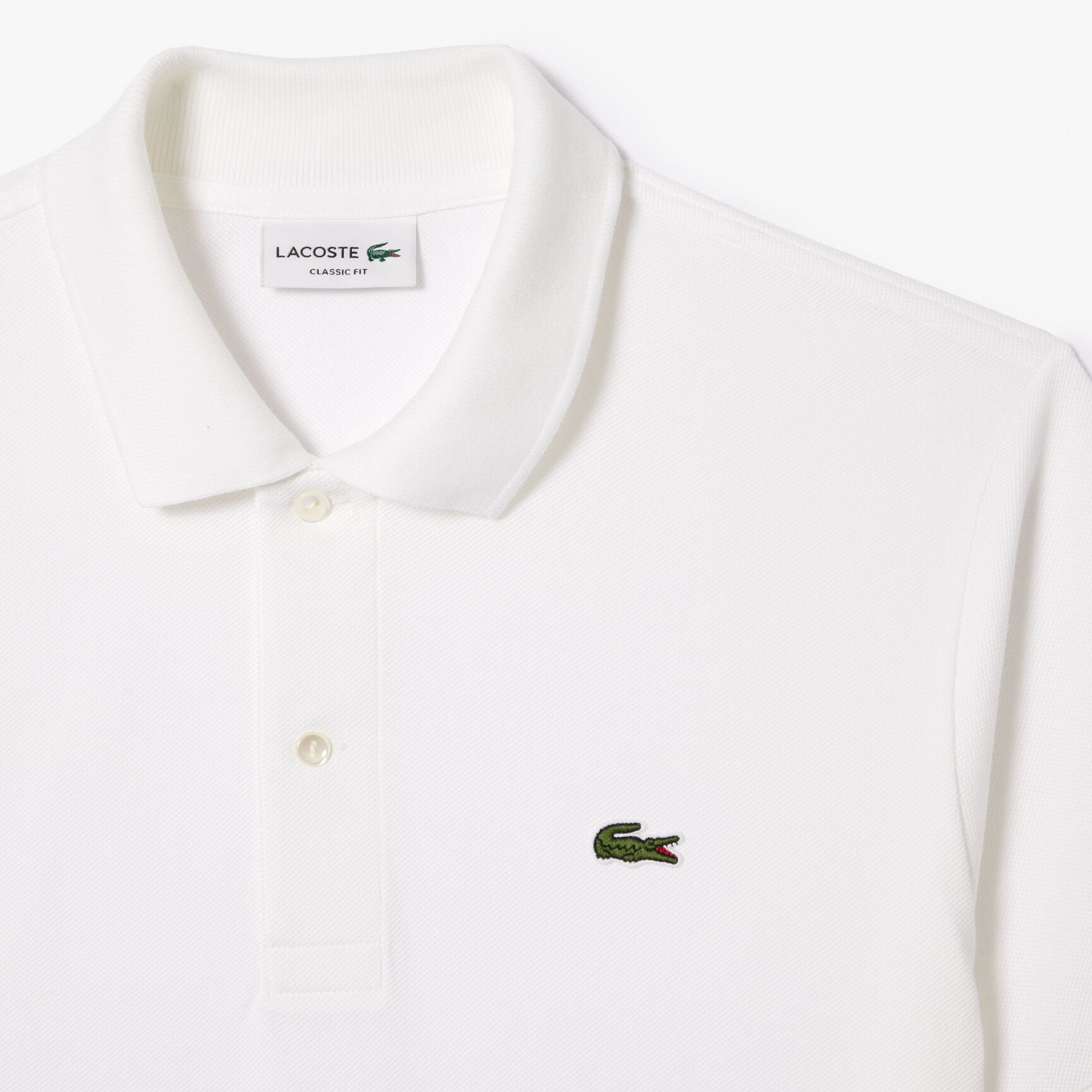 L.a.C.O-S.T.E Classic Fit L.12.12 Original Polo Shirt White